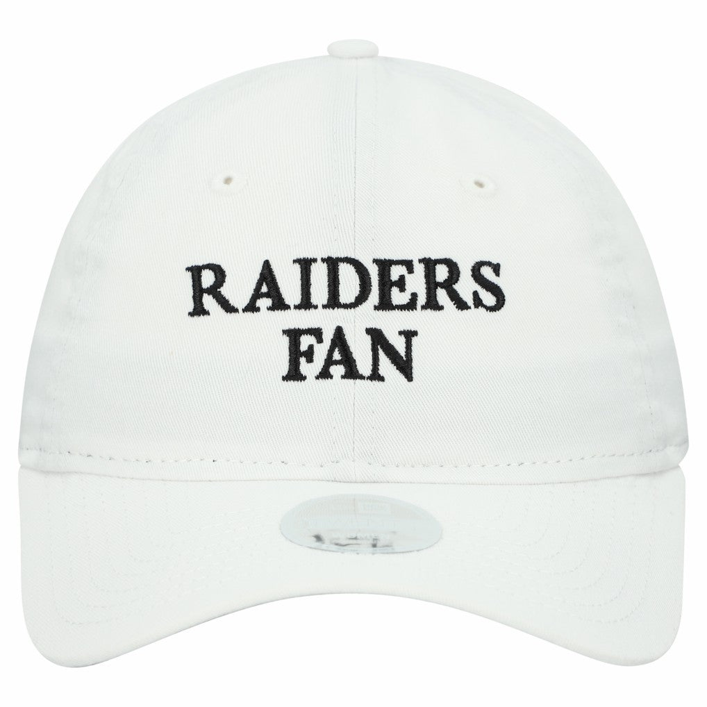 Las Vegas Raiders New Era Women's Team Fan 9TWENTY Adjustable Hat - White - NFL