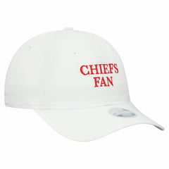 Kansas City Chiefs New Era Women's Team Fan 9TWENTY Adjustable Hat - White - NFL
