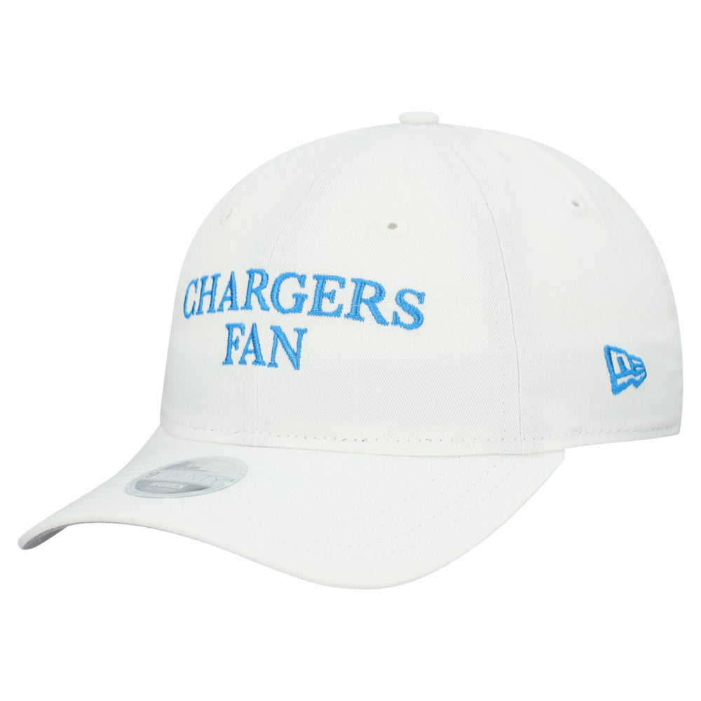 Los Angeles Chargers New Era Women's Team Fan 9TWENTY Adjustable Hat - White - NFL