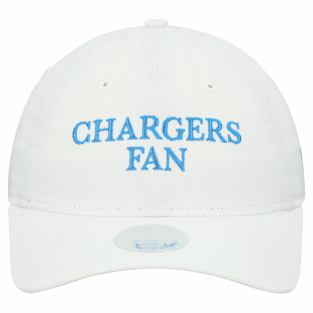 Los Angeles Chargers New Era Women's Team Fan 9TWENTY Adjustable Hat - White - NFL