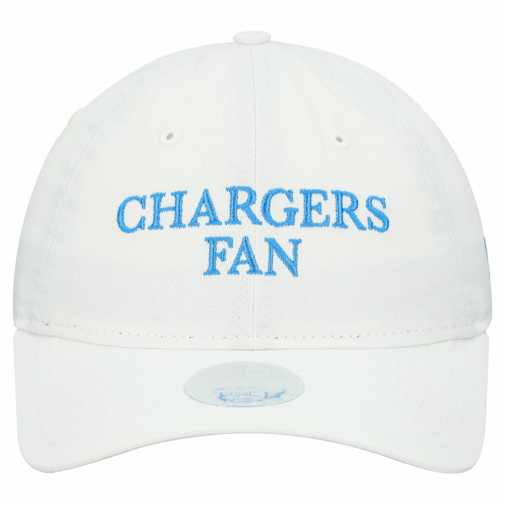 Los Angeles Chargers New Era Women's Team Fan 9TWENTY Adjustable Hat - White - NFL