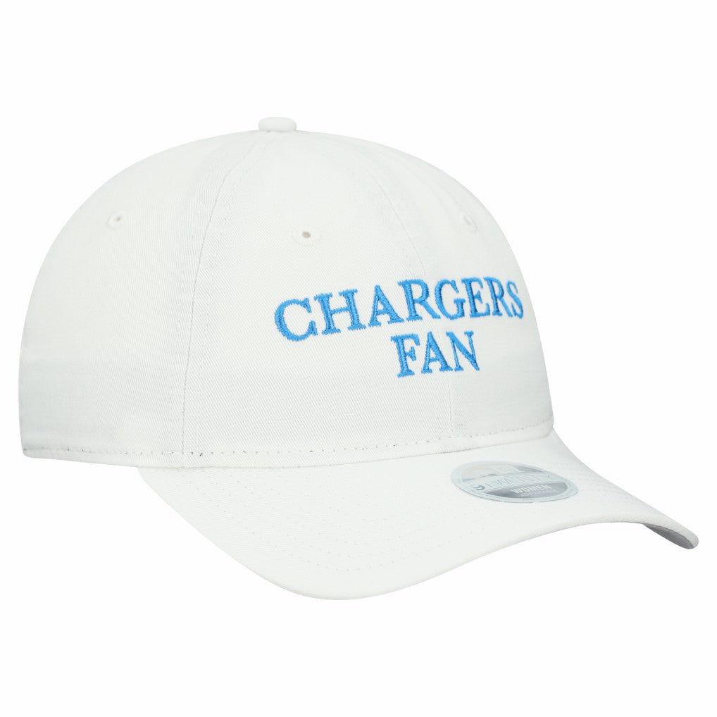 Los Angeles Chargers New Era Women's Team Fan 9TWENTY Adjustable Hat - White - NFL