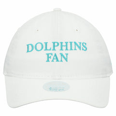 Miami Dolphins New Era Women's Team Fan 9TWENTY Adjustable Hat - White - NFL