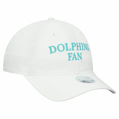 Miami Dolphins New Era Women's Team Fan 9TWENTY Adjustable Hat - White - NFL