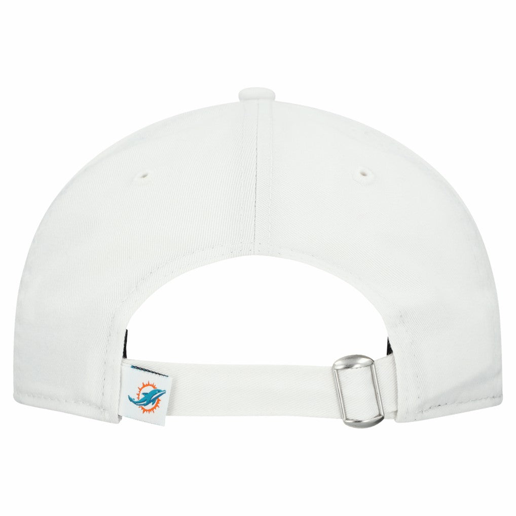 Miami Dolphins New Era Women's Team Fan 9TWENTY Adjustable Hat - White - NFL