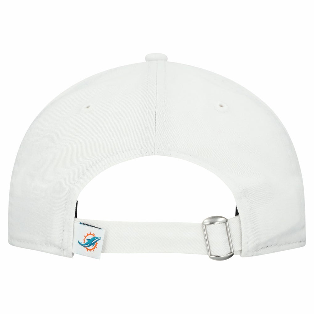 Miami Dolphins New Era Women's Team Fan 9TWENTY Adjustable Hat - White - NFL
