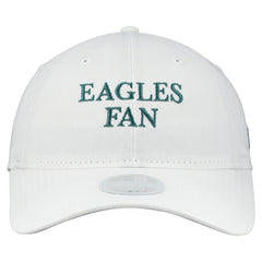 Philadelphia Eagles New Era Women's Team Fan 9TWENTY Adjustable Hat - White - NFL