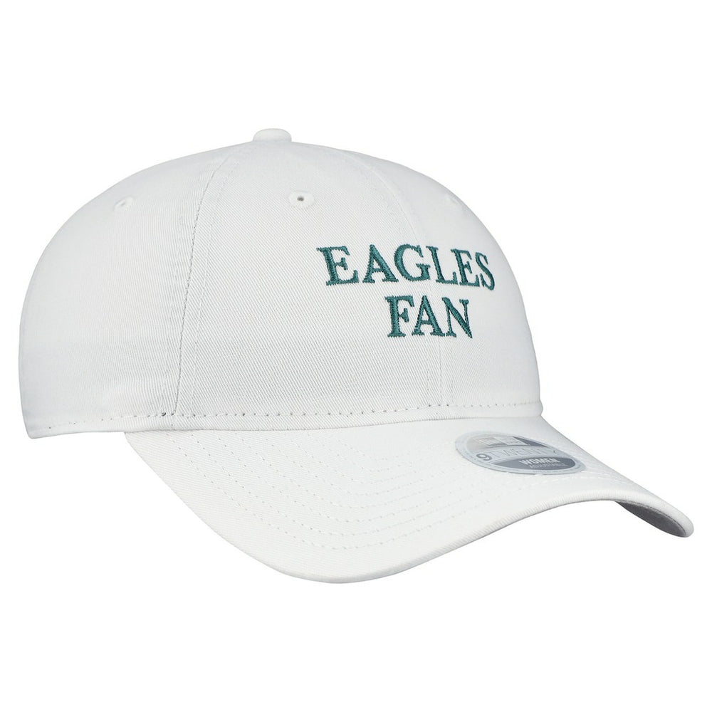 Philadelphia Eagles New Era Women's Team Fan 9TWENTY Adjustable Hat - White - NFL