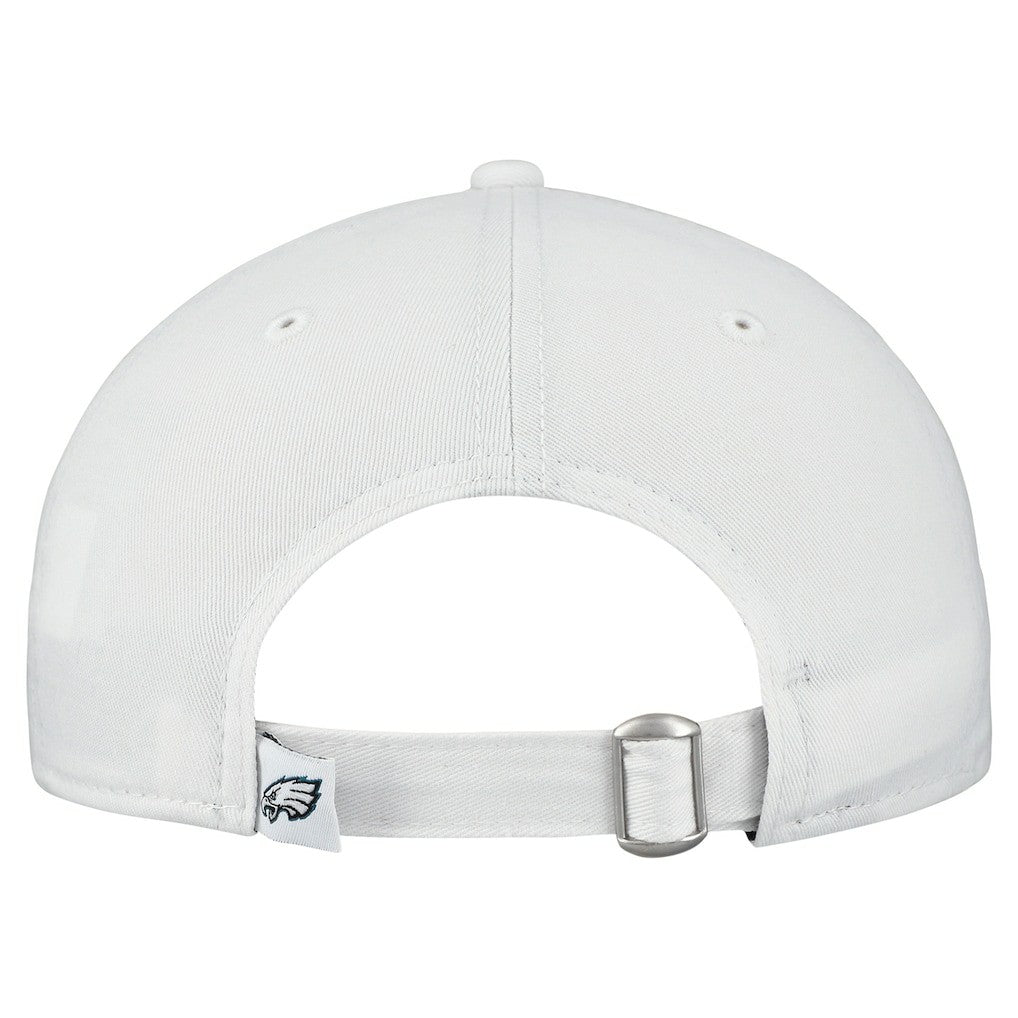 Philadelphia Eagles New Era Women's Team Fan 9TWENTY Adjustable Hat - White - NFL