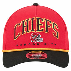 Kansas City Chiefs New Era Arch COOLERA 9FORTY A-Frame M-Crown Adjustable Hat - Red - NFL