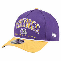 Minnesota Vikings New Era Arch COOLERA 9FORTY A-Frame M-Crown Adjustable Hat - Purple - NFL