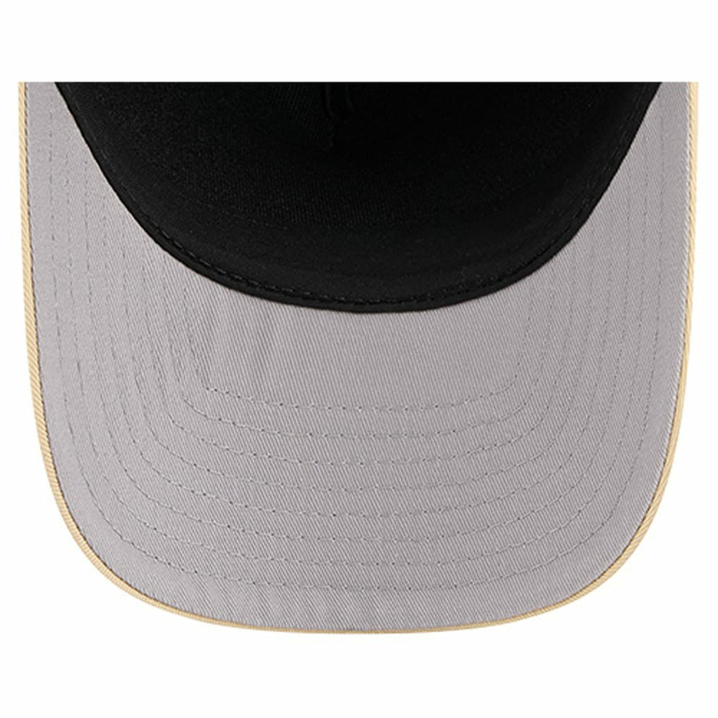 New Orleans Saints New Era Arch COOLERA 9FORTY A-Frame M-Crown Adjustable Hat - Black - NFL