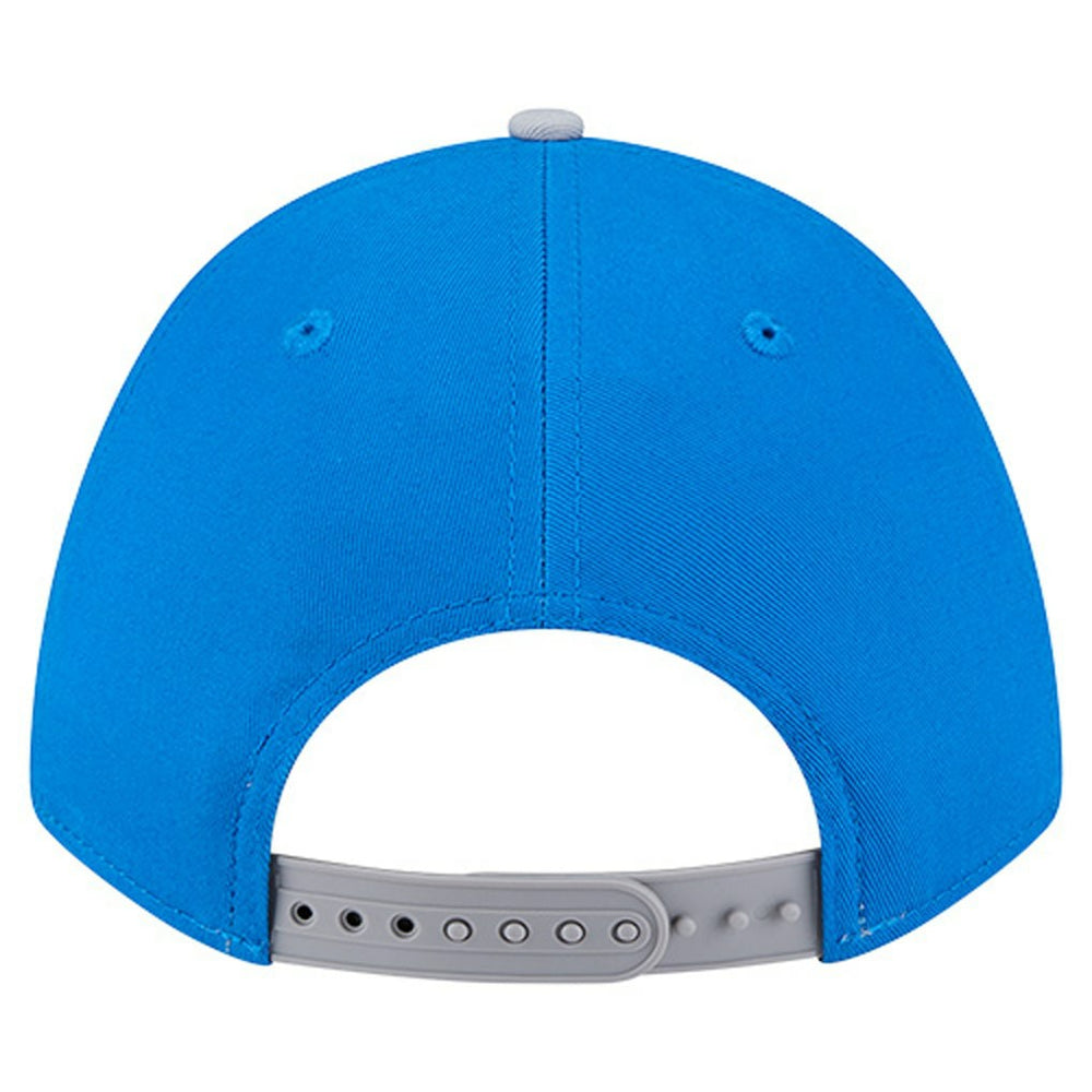 Detroit Lions New Era Throwback Arch COOLERA 9FORTY A-Frame M-Crown Adjustable Hat - Blue - NFL