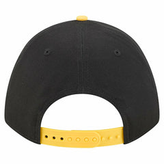 Pittsburgh Steelers New Era Arch COOLERA 9FORTY A-Frame M-Crown Adjustable Hat - Black - NFL