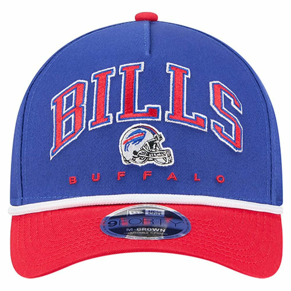 Buffalo Bills New Era Arch COOLERA 9FORTY A-Frame M-Crown Adjustable Hat - Royal - NFL