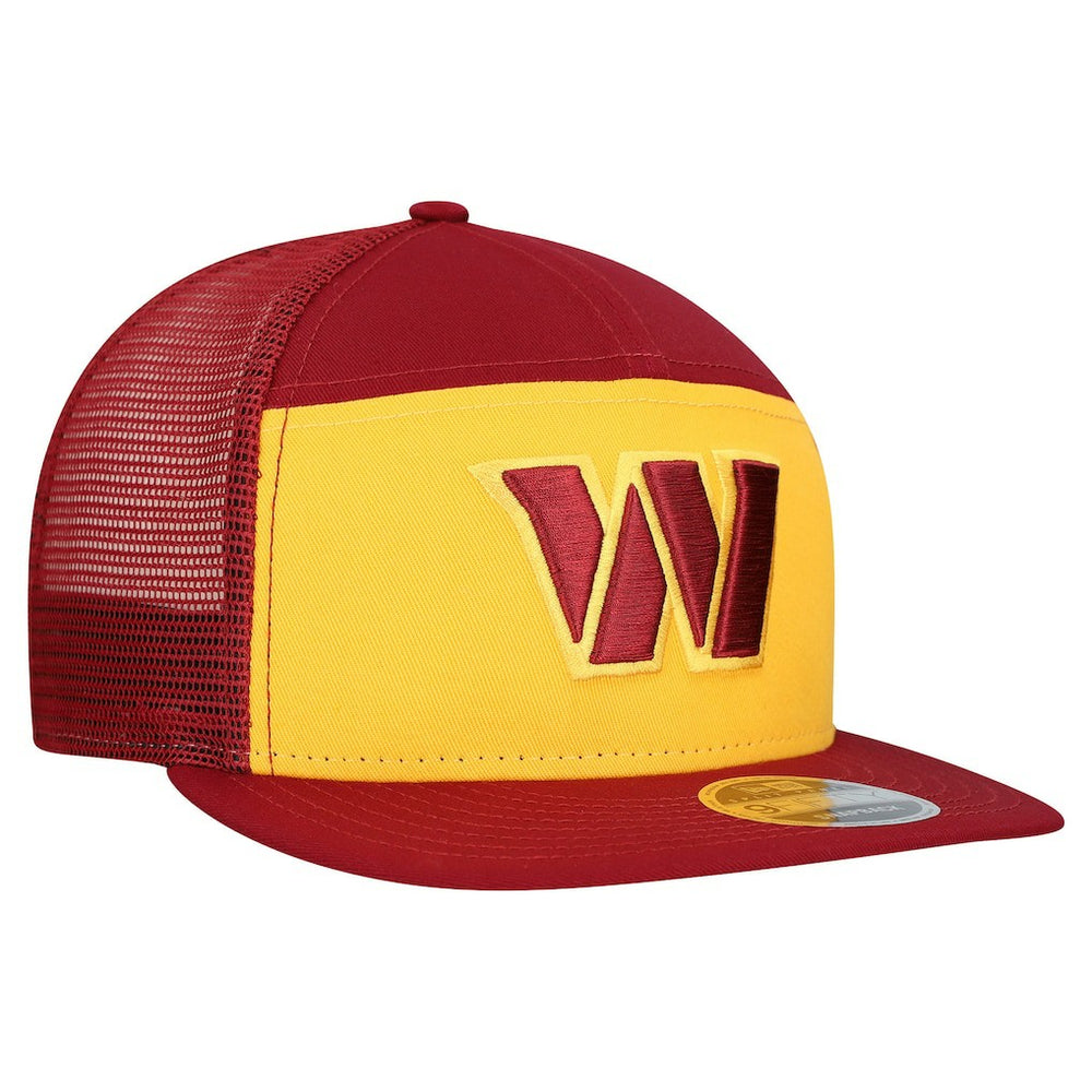 Washington Commanders New Era Outdoor Split Panel 9FIFTY Snapback Hat - Gold/Burgundy - NFL
