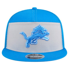 Detroit Lions New Era Outdoor Split Panel 9FIFTY Snapback Hat - Gray/Blue - NFL