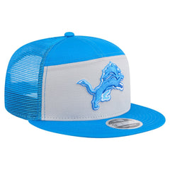 Detroit Lions New Era Outdoor Split Panel 9FIFTY Snapback Hat - Gray/Blue - NFL