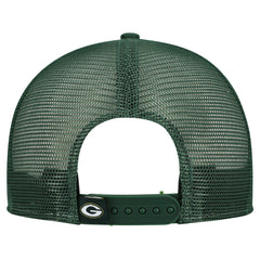Green Bay Packers New Era Outdoor Split Panel 9FIFTY Snapback Hat - Gold/Green - NFL