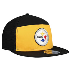 Pittsburgh Steelers New Era Outdoor Split Panel 9FIFTY Snapback Hat - Gold/Black - NFL