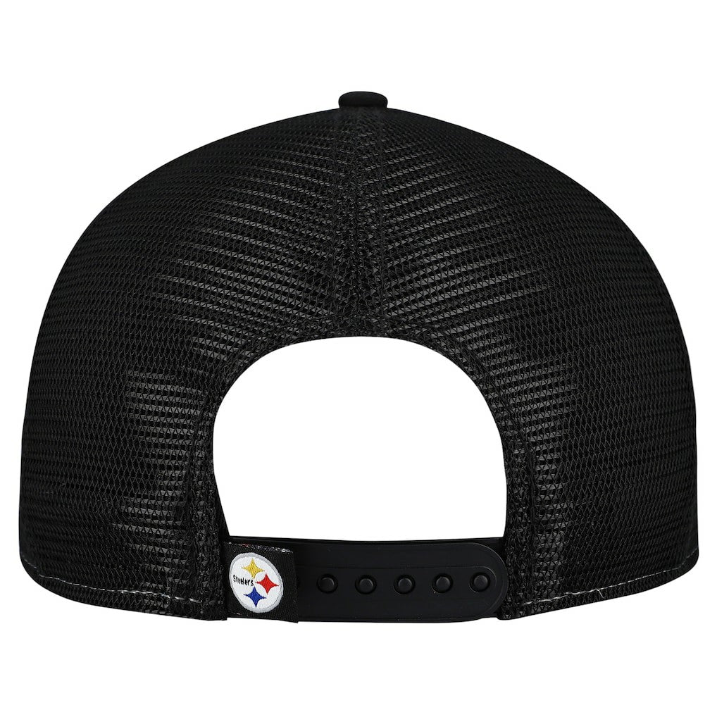 Pittsburgh Steelers New Era Outdoor Split Panel 9FIFTY Snapback Hat - Gold/Black - NFL