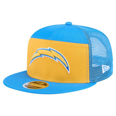 Los Angeles Chargers New Era Outdoor Split Panel 9FIFTY Snapback Hat - Gold/Powder Blue - NFL