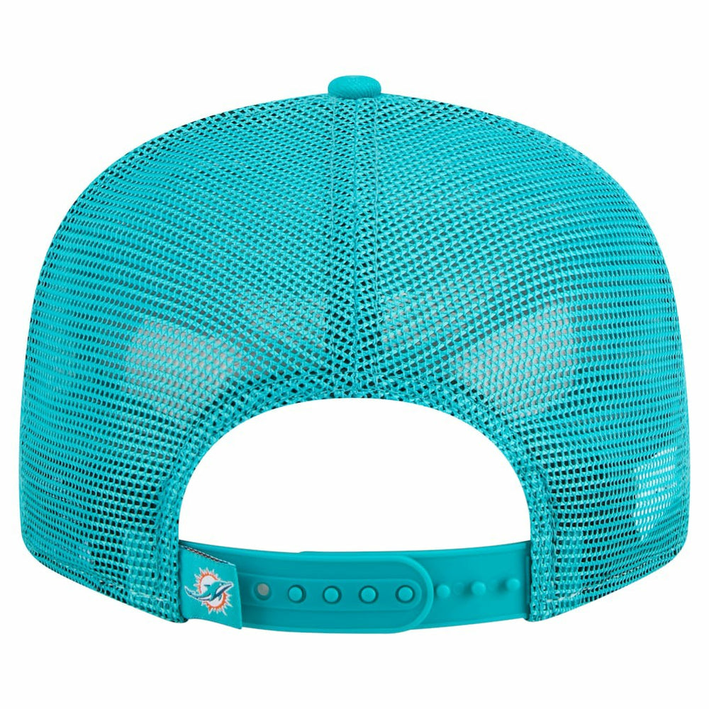 Miami Dolphins New Era Outdoor Split Panel 9FIFTY Snapback Hat - Orange/Aqua - NFL
