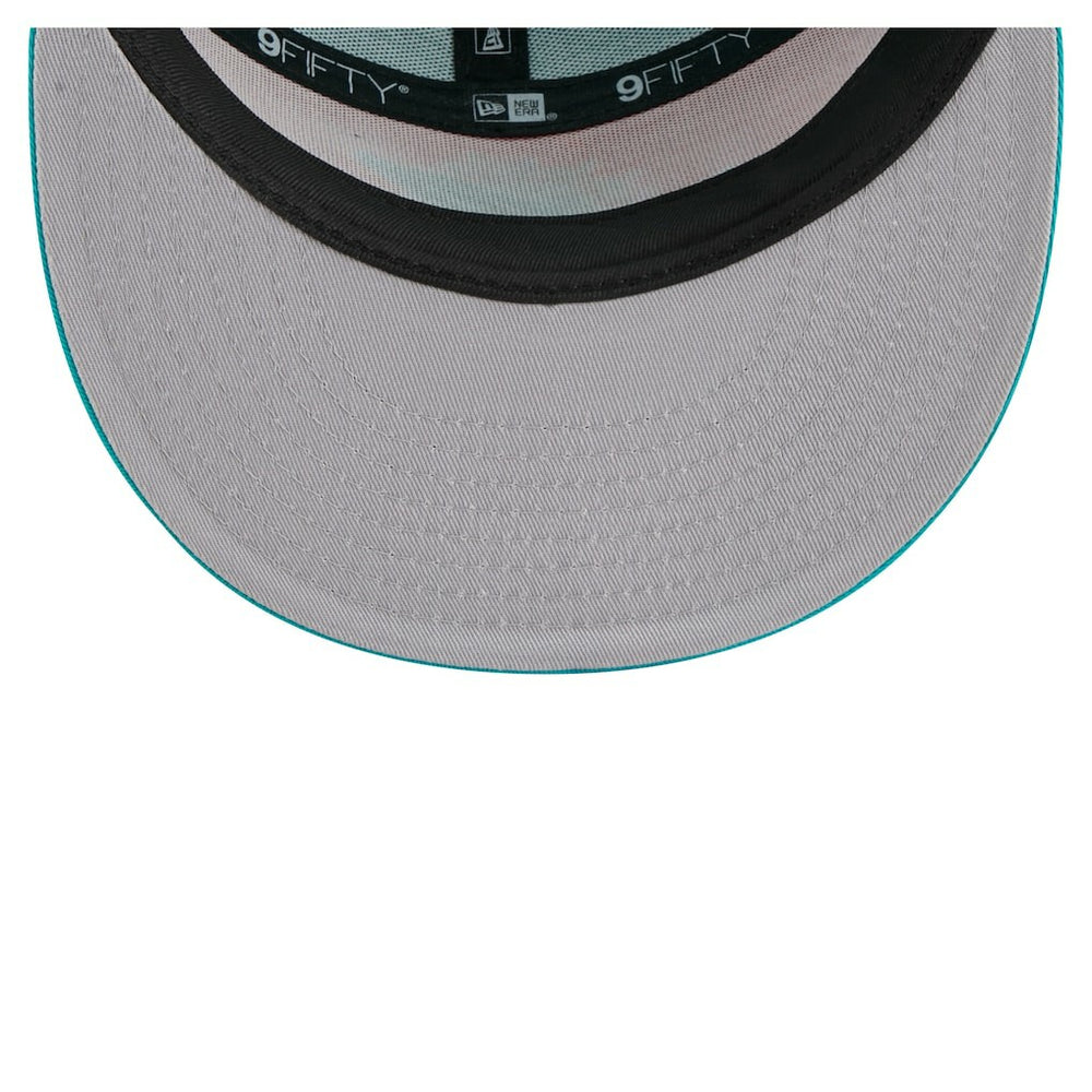 Miami Dolphins New Era Outdoor Split Panel 9FIFTY Snapback Hat - Orange/Aqua - NFL