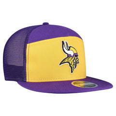 Minnesota Vikings New Era Outdoor Split Panel 9FIFTY Snapback Hat - Gold/Purple - NFL
