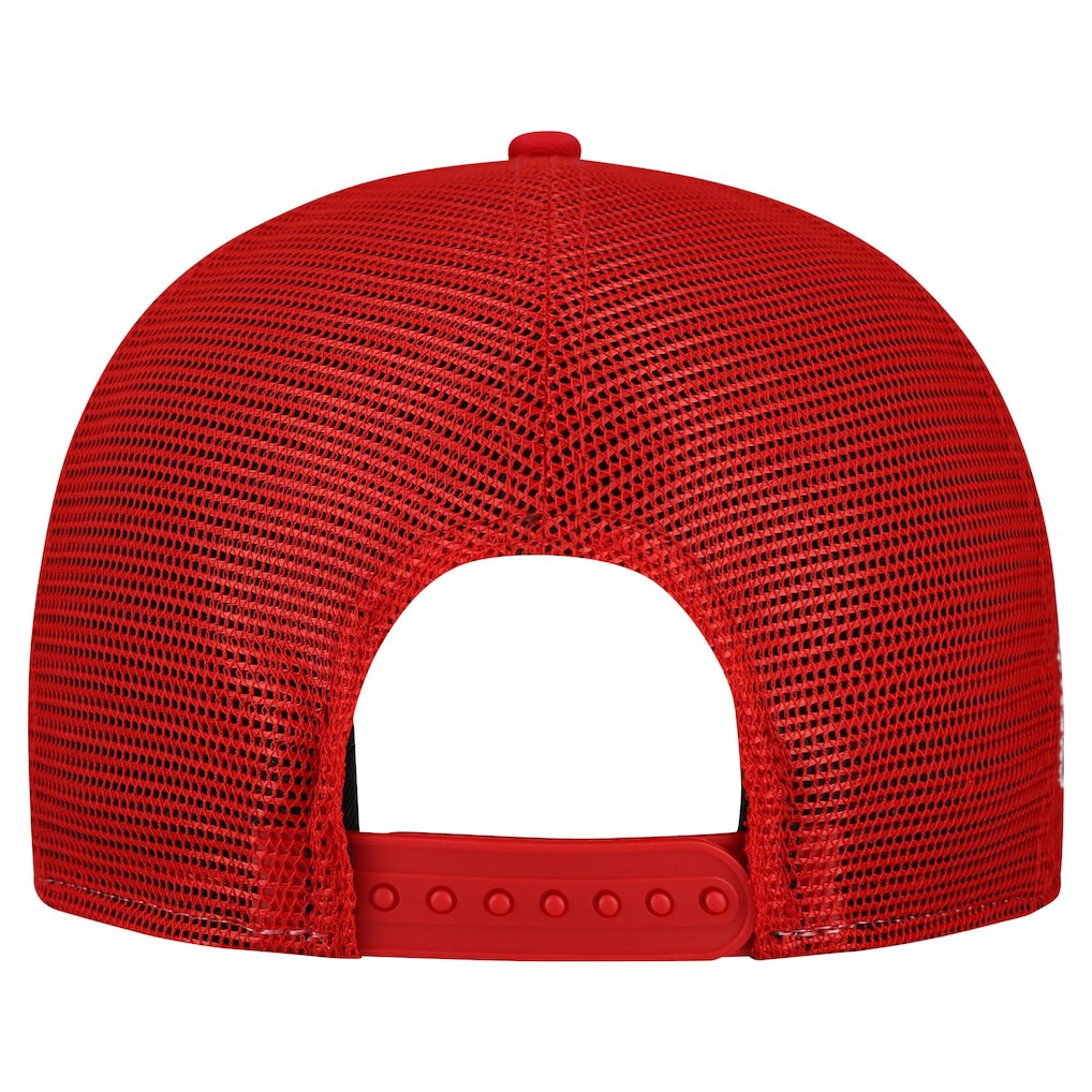 Kansas City Chiefs New Era Cutout A-Frame 9FIFTY Snapback Hat - Cream/Red - NFL