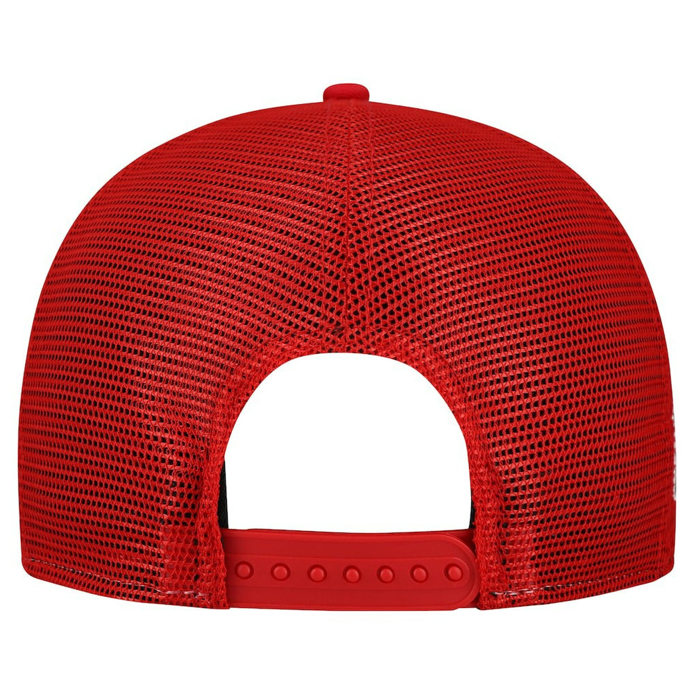 Kansas City Chiefs New Era Cutout A-Frame 9FIFTY Snapback Hat - Cream/Red - NFL