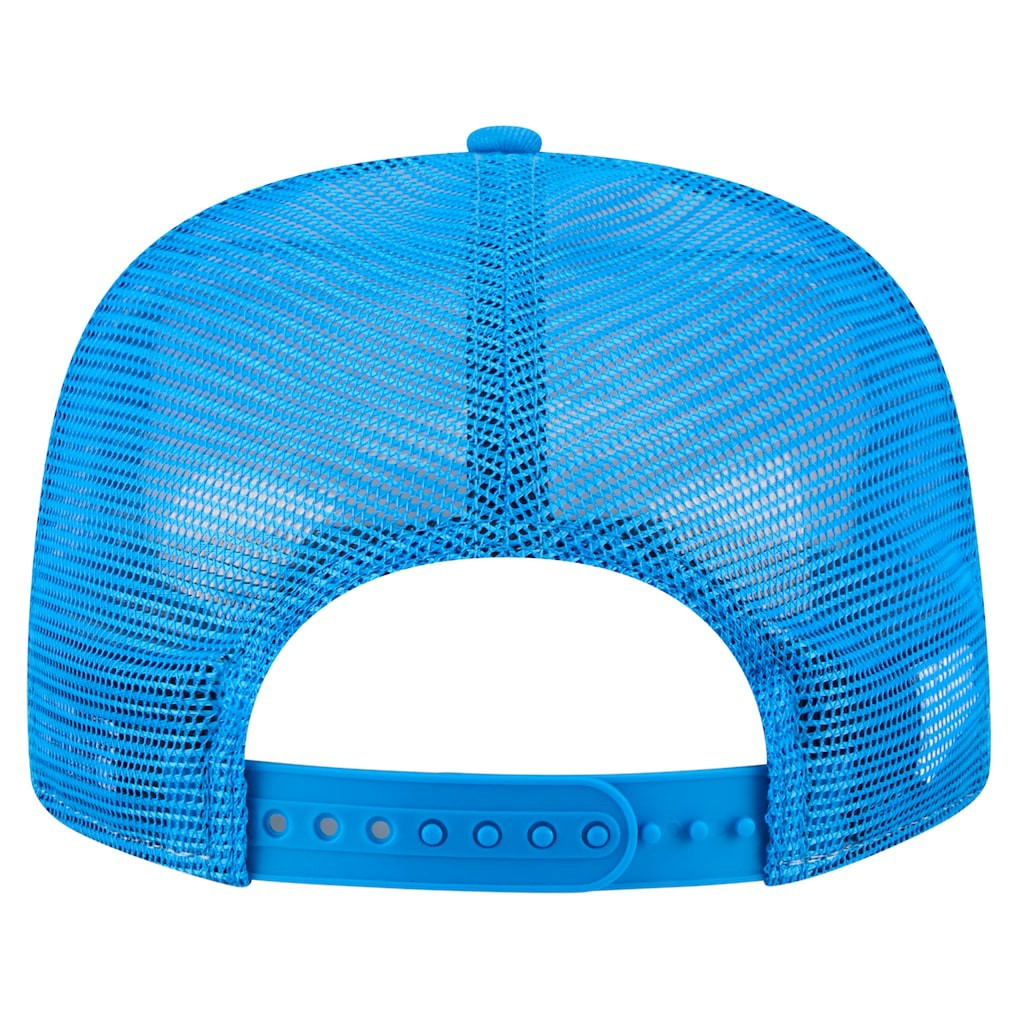 Detroit Lions New Era Cutout A-Frame 9FIFTY Snapback Hat - Cream/Blue - NFL