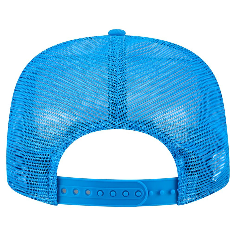 Detroit Lions New Era Cutout A-Frame 9FIFTY Snapback Hat - Cream/Blue - NFL