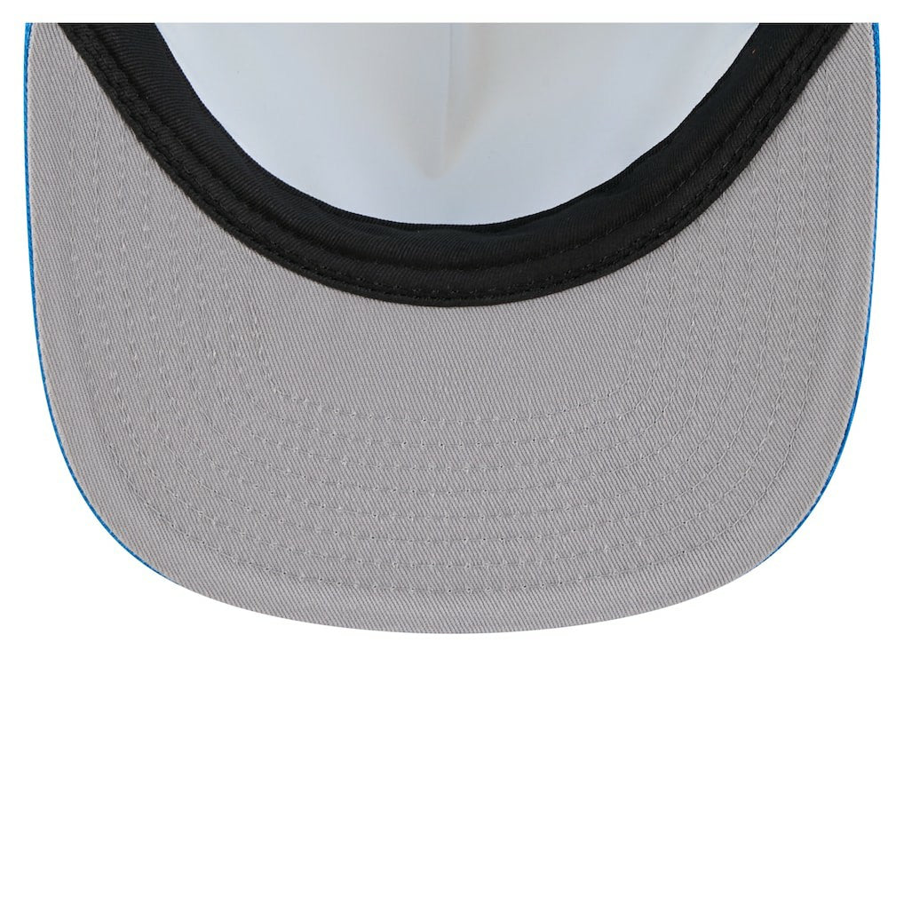 Detroit Lions New Era Cutout A-Frame 9FIFTY Snapback Hat - Cream/Blue - NFL