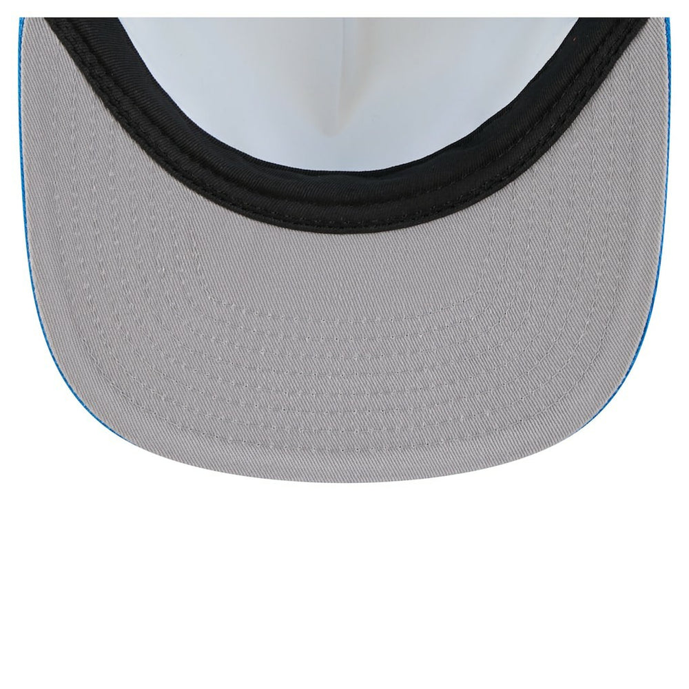 Detroit Lions New Era Cutout A-Frame 9FIFTY Snapback Hat - Cream/Blue - NFL