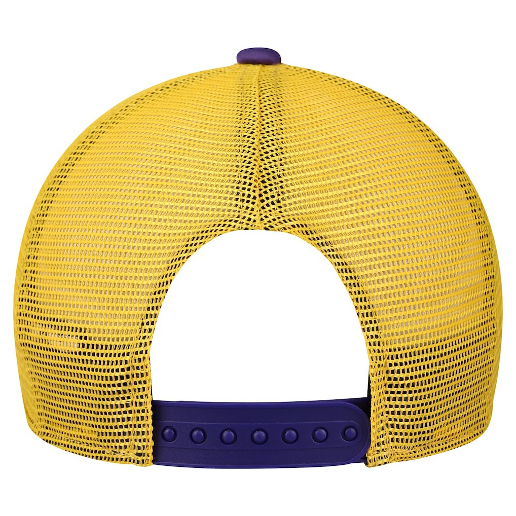 Minnesota Vikings New Era Youth Streak 9FORTY A-Frame Adjustable Hat - White/Purple - NFL