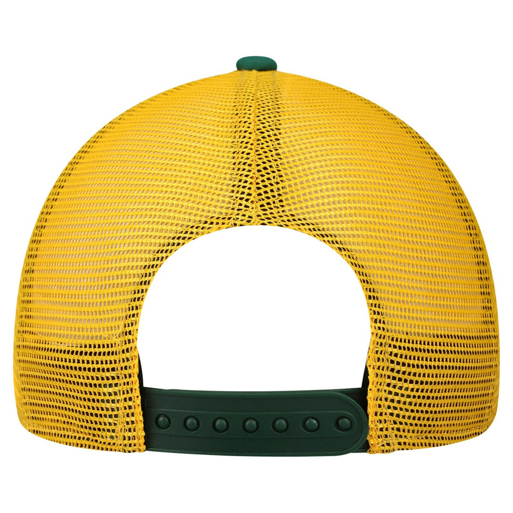 Green Bay Packers New Era Youth Streak 9FORTY A-Frame Adjustable Hat - White/Green - NFL