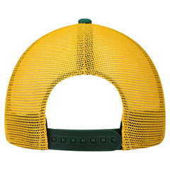 Green Bay Packers New Era Youth Streak 9FORTY A-Frame Adjustable Hat - White/Green - NFL