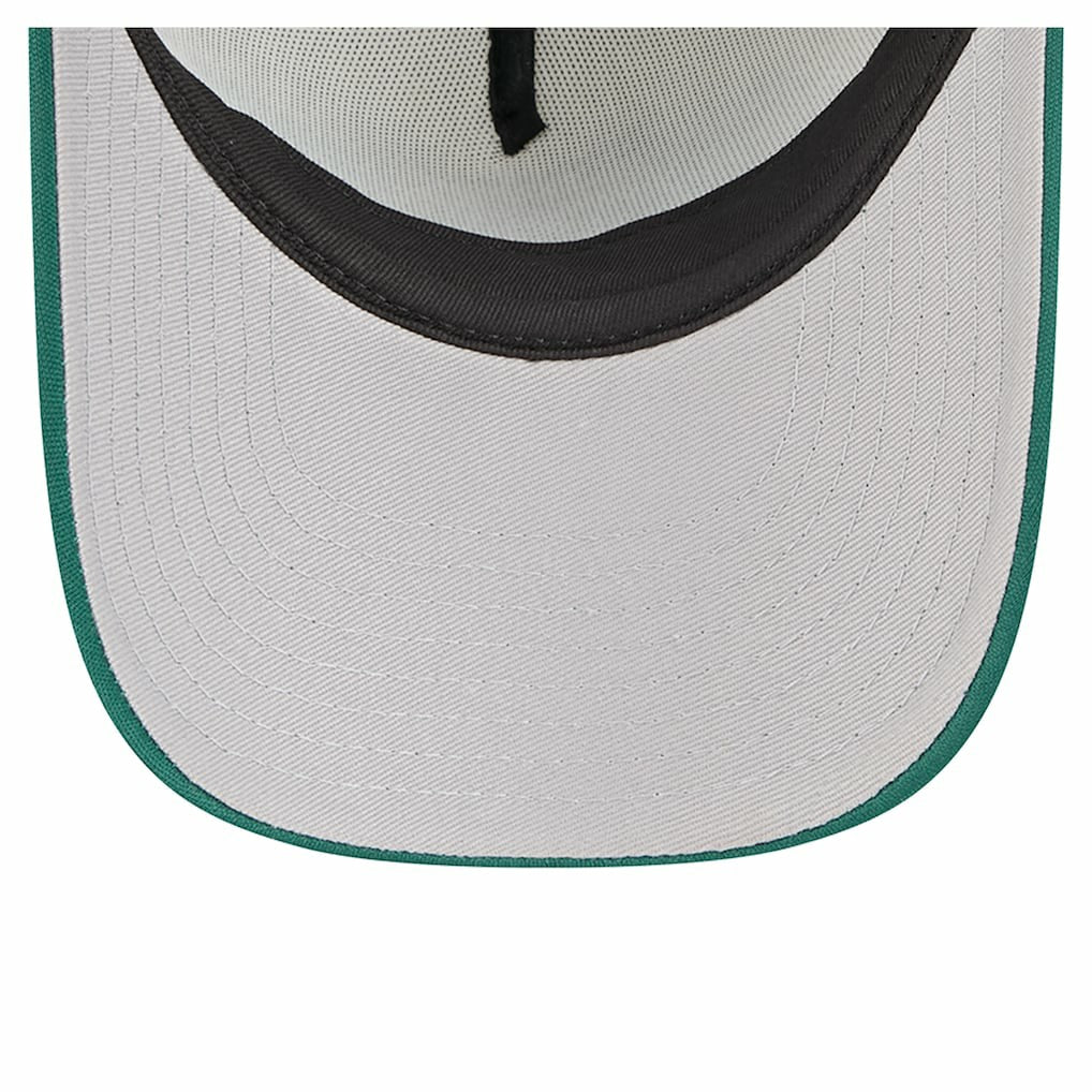 Philadelphia Eagles New Era Youth Streak 9FORTY A-Frame Adjustable Hat - White/Green - NFL