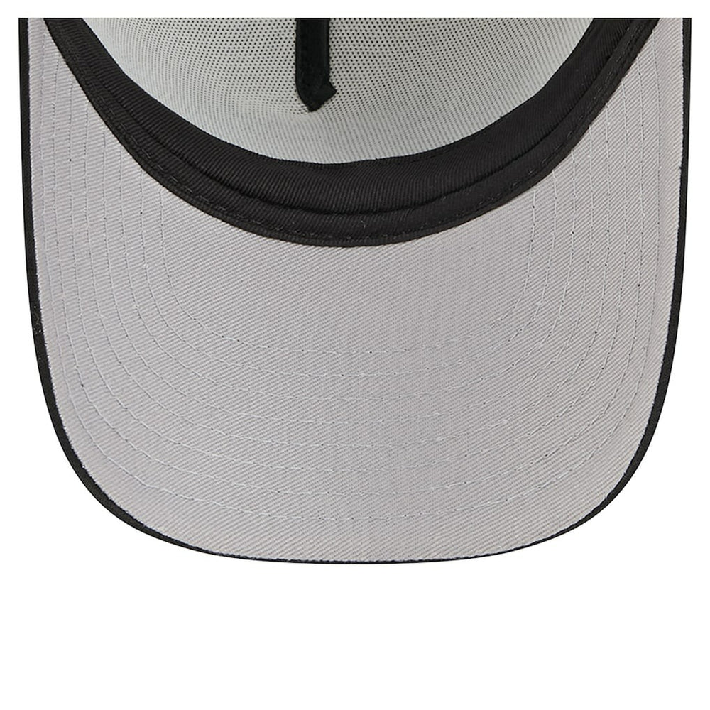 Las Vegas Raiders New Era Youth Streak 9FORTY A-Frame Adjustable Hat - White/Black - NFL
