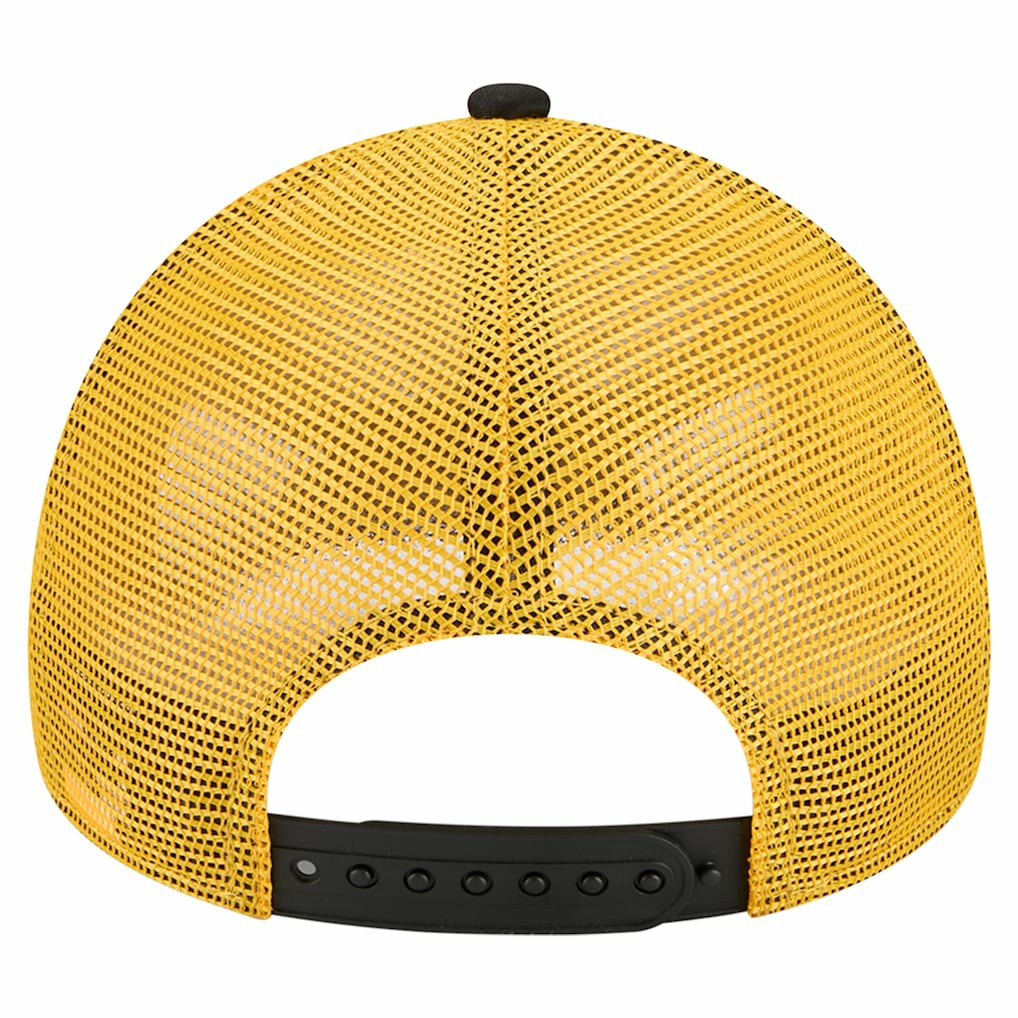 Pittsburgh Steelers New Era Youth Streak 9FORTY A-Frame Adjustable Hat - White/Black - NFL