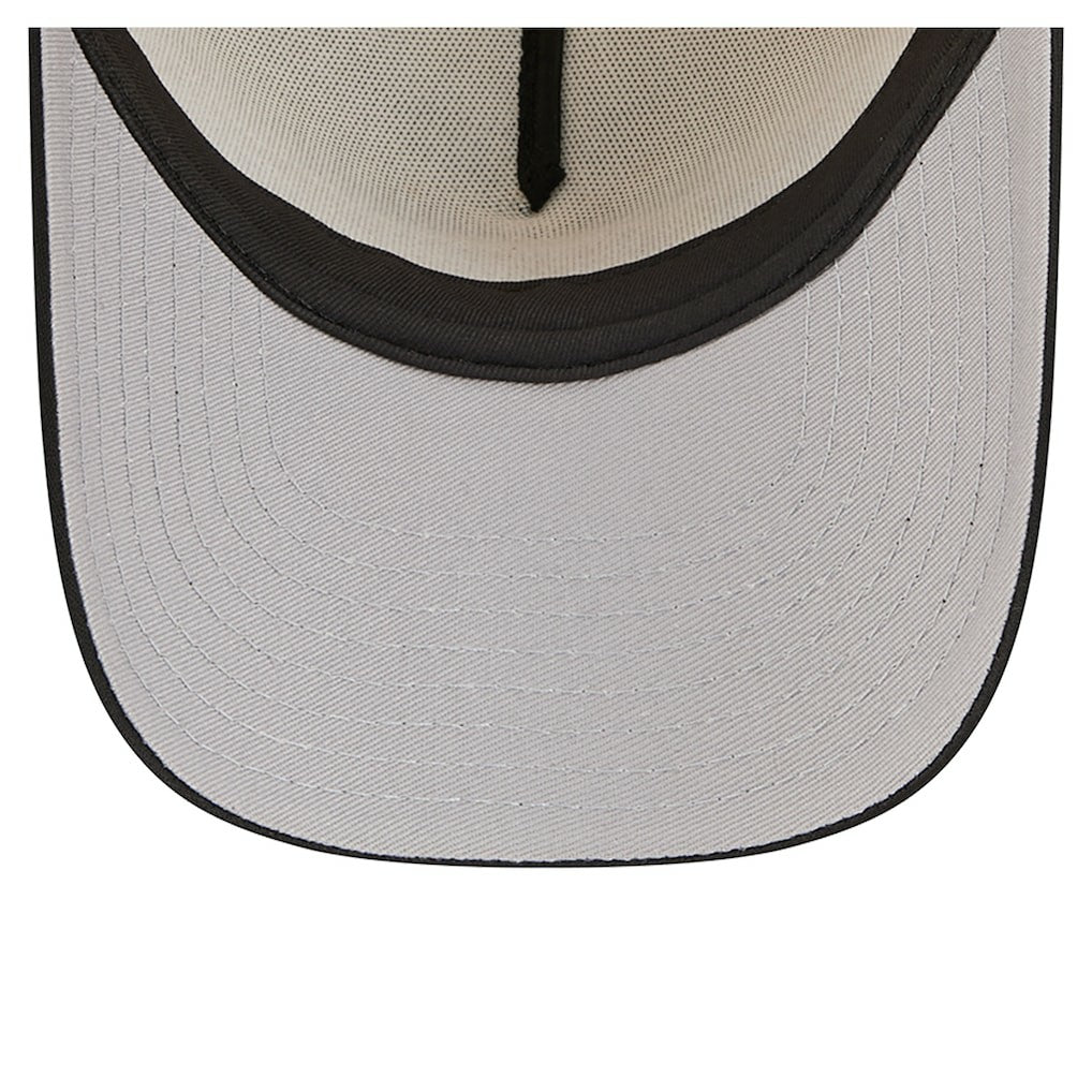 Pittsburgh Steelers New Era Youth Streak 9FORTY A-Frame Adjustable Hat - White/Black - NFL