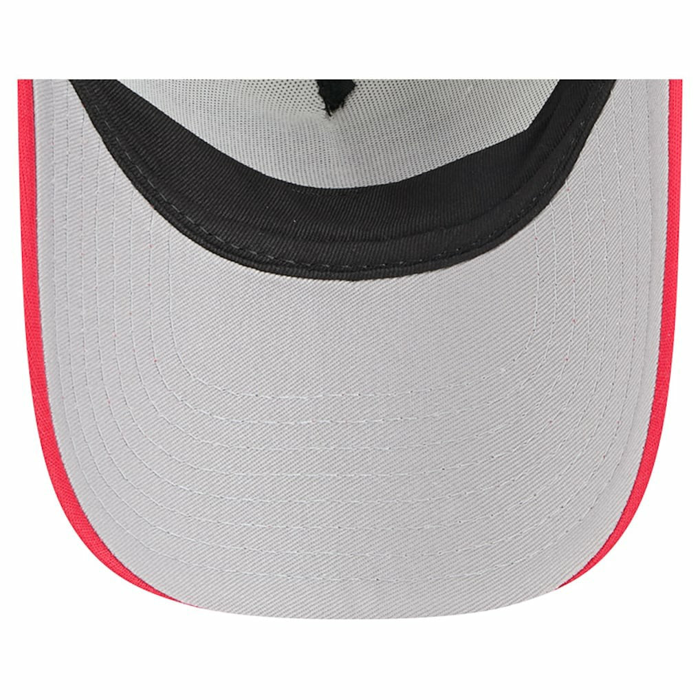 San Francisco 49ers New Era Youth Streak 9FORTY A-Frame Adjustable Hat - White/Scarlet - NFL