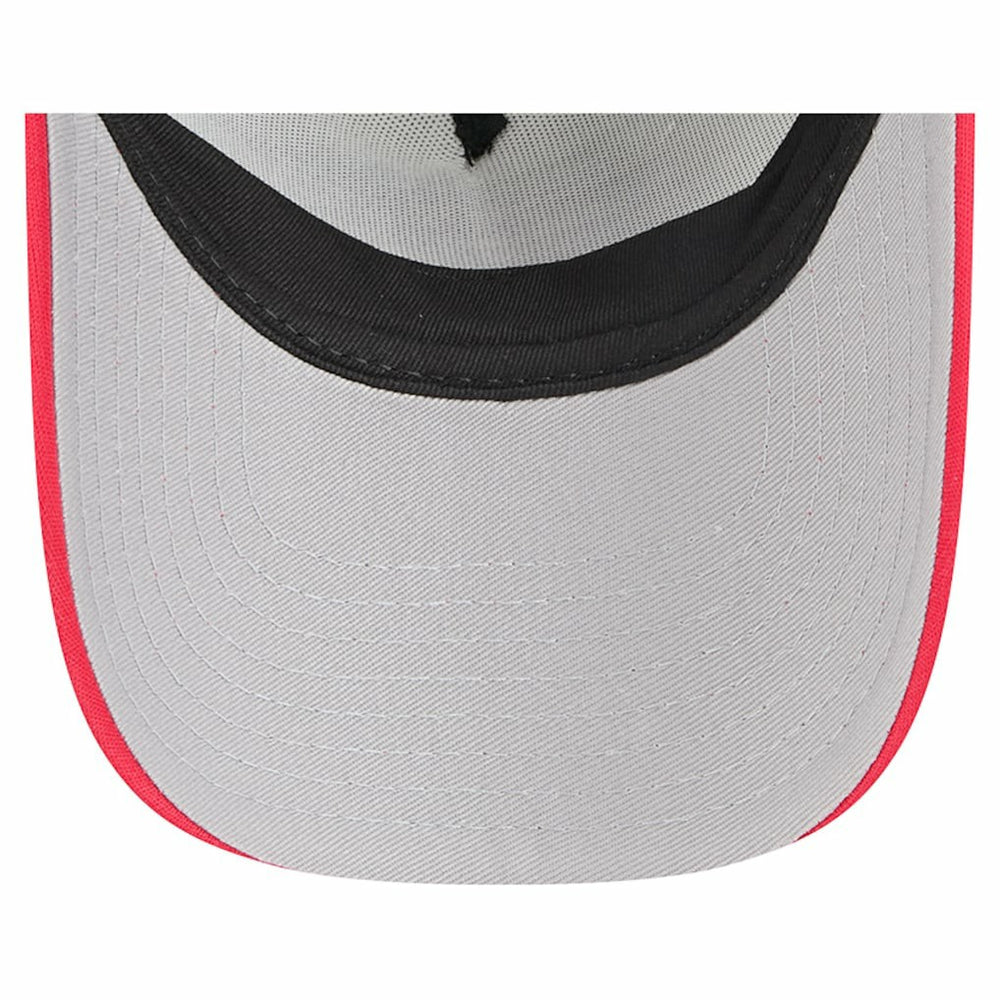 San Francisco 49ers New Era Youth Streak 9FORTY A-Frame Adjustable Hat - White/Scarlet - NFL