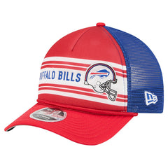 Buffalo Bills New Era Linear A-Frame 9FORTY Adjustable Hat - Red - NFL