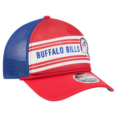 Buffalo Bills New Era Linear A-Frame 9FORTY Adjustable Hat - Red - NFL