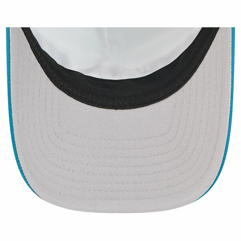 Jacksonville Jaguars New Era Throwback Linear A-Frame 9FORTY Adjustable Hat - Teal - NFL