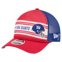 New York Giants New Era Linear A-Frame 9FORTY Adjustable Hat - Red - NFL