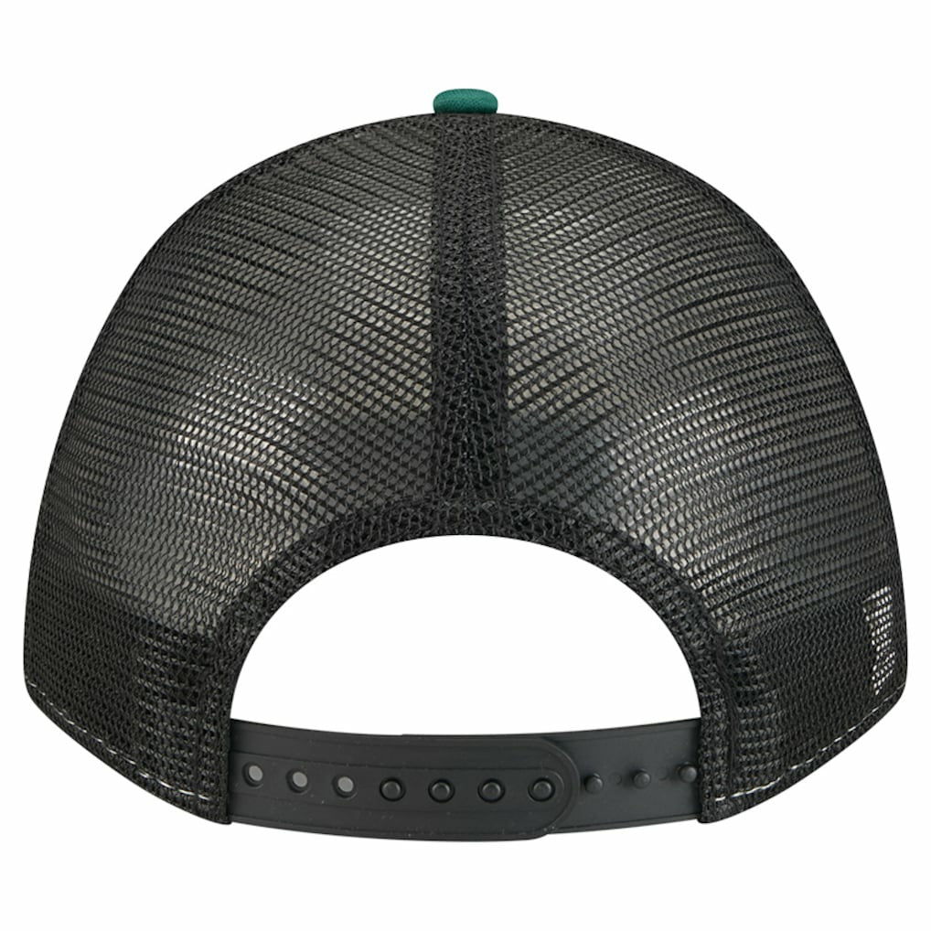 Philadelphia Eagles New Era Linear A-Frame 9FORTY Adjustable Hat - Green - NFL