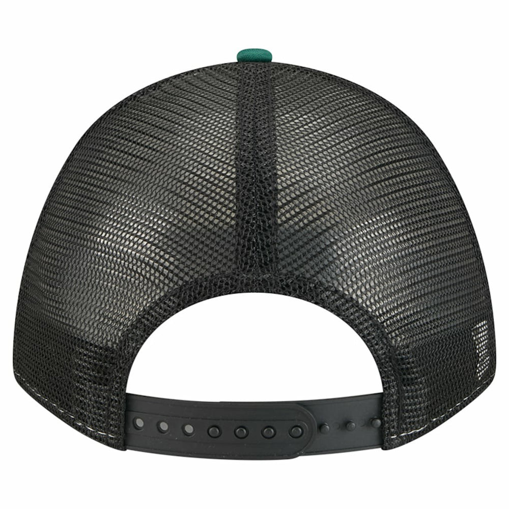 Philadelphia Eagles New Era Linear A-Frame 9FORTY Adjustable Hat - Green - NFL